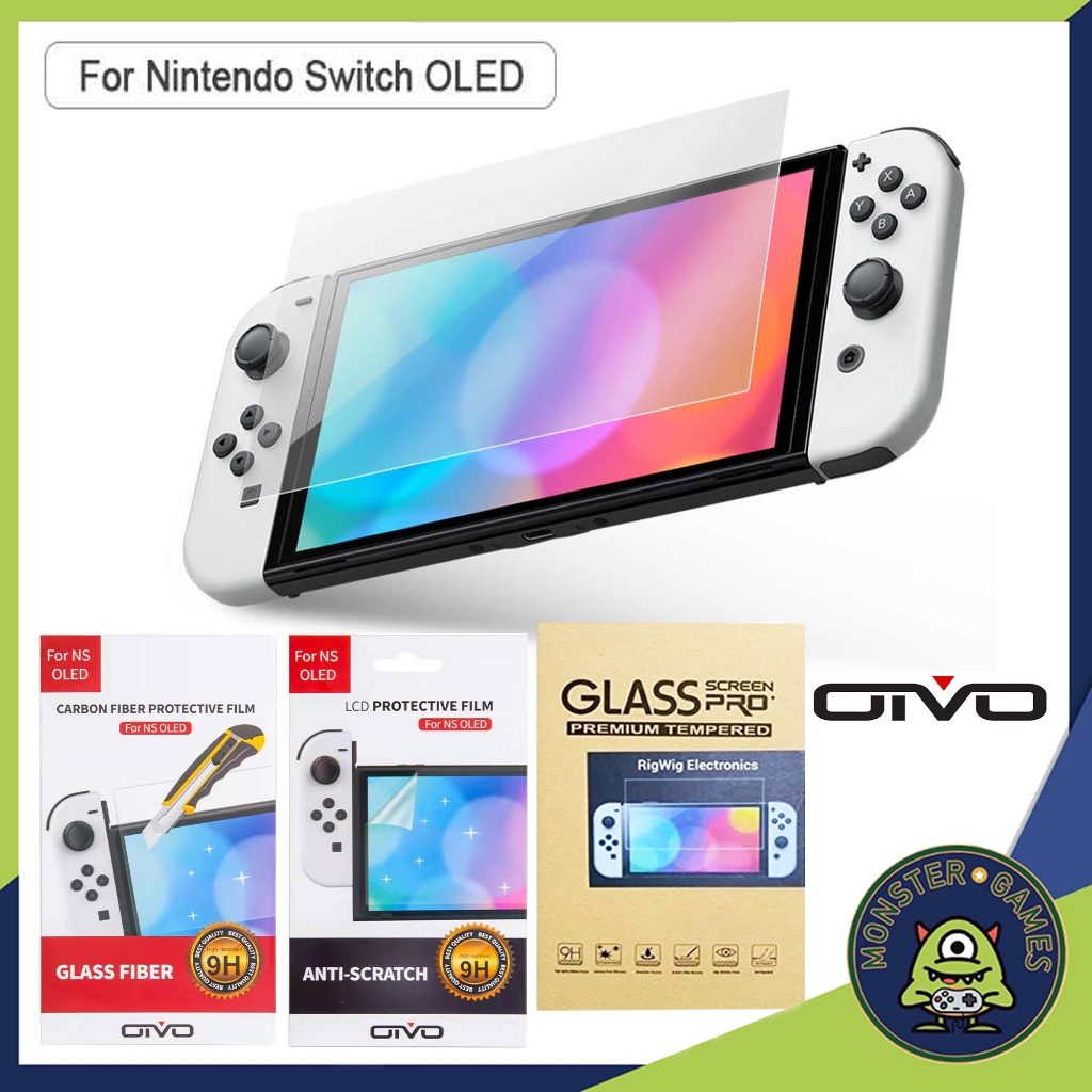 OIVO กันรอย Nintendo Switch OLED (กันรอยกระจก Nintendo Switch OLED)(กันรอยใส Nintendo Switch OLED)