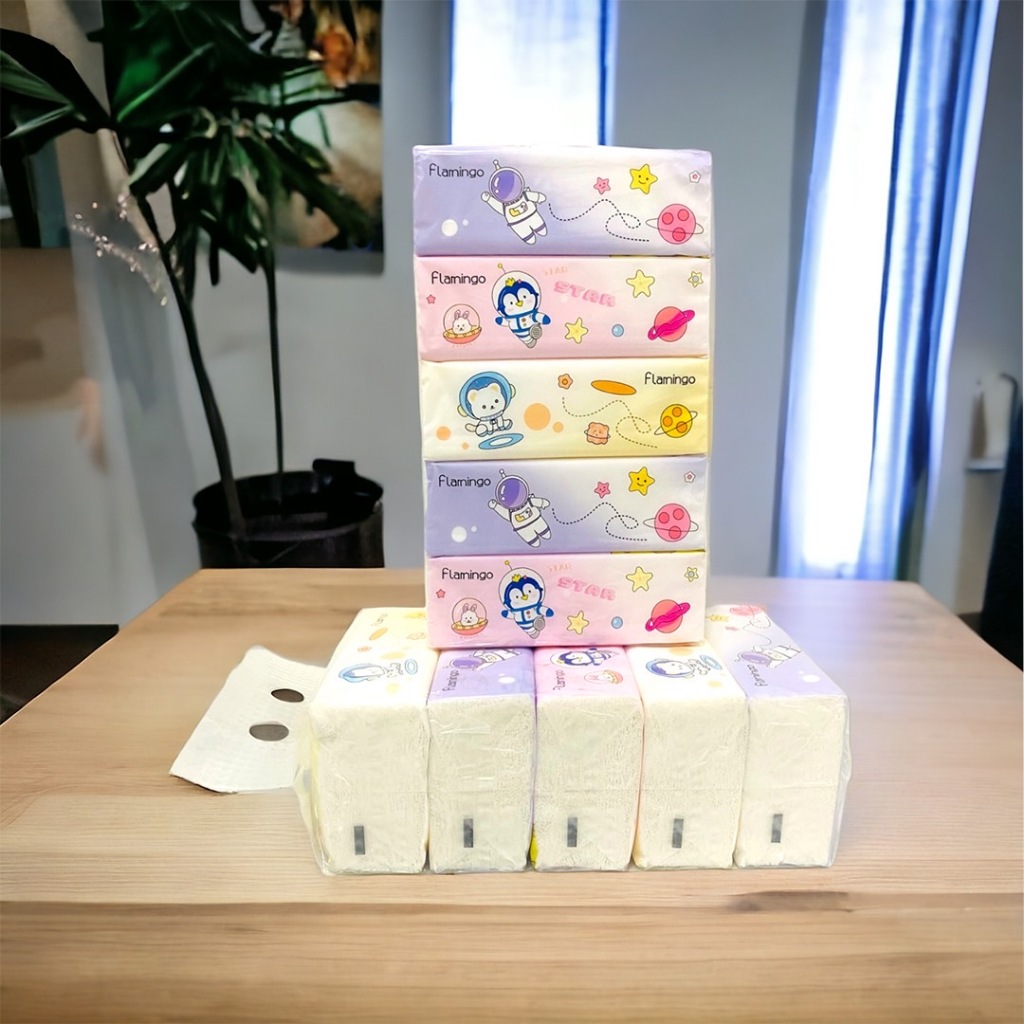 พร้อมส่งราคาสุดคุ้ม ทิชชู่ 1หิ้ว5 ห่อ แบบยาว กระดาษทิชชู่ หนา ทิชชู่แบบดึง เหนียว ไม่เป็นขุย - รูปที่ 5