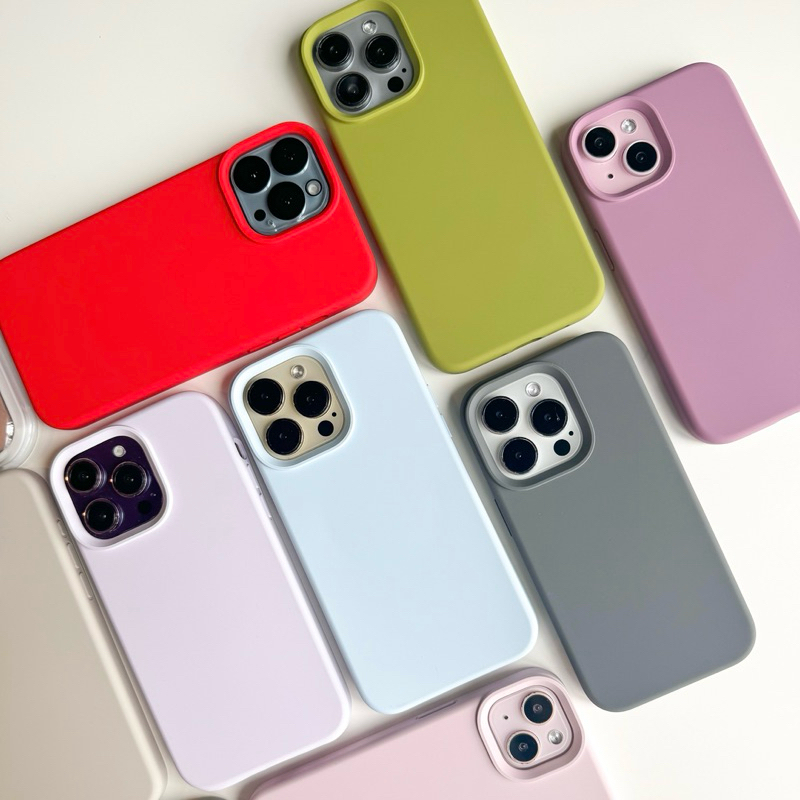 [i17]พร้อมส่ง 18โทนสี🎀 E8S23 Premium Case เคสพรีเมี่ยมซิลิโคนชาร์จไร้สาย🍋(2) เคสซิลิโคนแม่เหล็ก เคสไอโฟน สำหรับ i12-16Pm