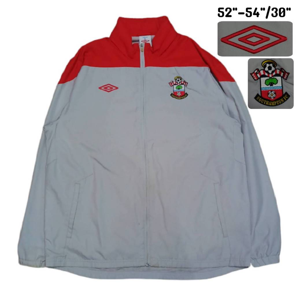 UMBRO SOUTHAMPION FC JACKET FOOTBALL  เสื้อแจ็คเกตผ้าร่มมีฮู้ด อัมโบร เซาว์เทรมตัน สโมสรพรีเมียมลีค 