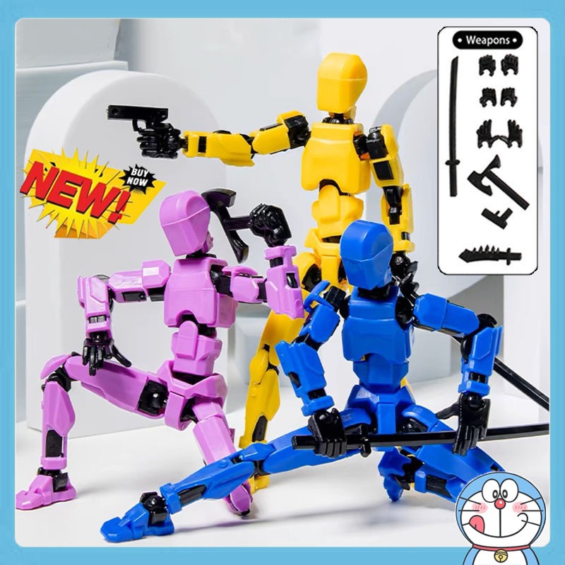 หุ่นยนต์ 3D ขยับได้ หลายข้อต่อ 13 Dummy ของเล่น ของขวัญ eilik robot ของขวัญวันเด็ก วันเด็ก