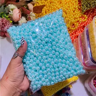 ลูกปัดมุก เกรดเอ 6mm 8mm 10mm หลากสี สามารถนำมาทำเป็นสร้อยคอ สร้อยข้อมือ พวงกุญแจ งานฝีมือ