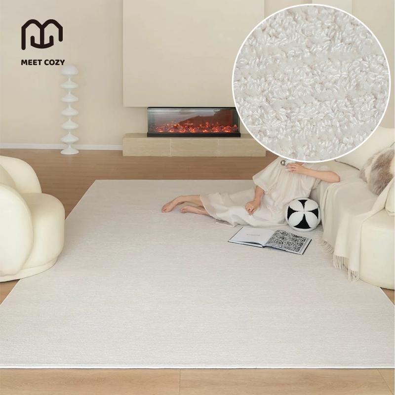 MEET COZY พรมปูพื้นห้อง กันน้ำ/water proof carpet สไตล์หรูหราเบา ๆ พรมปูห้องนอน พรมปูพื้น #1 DL-IV