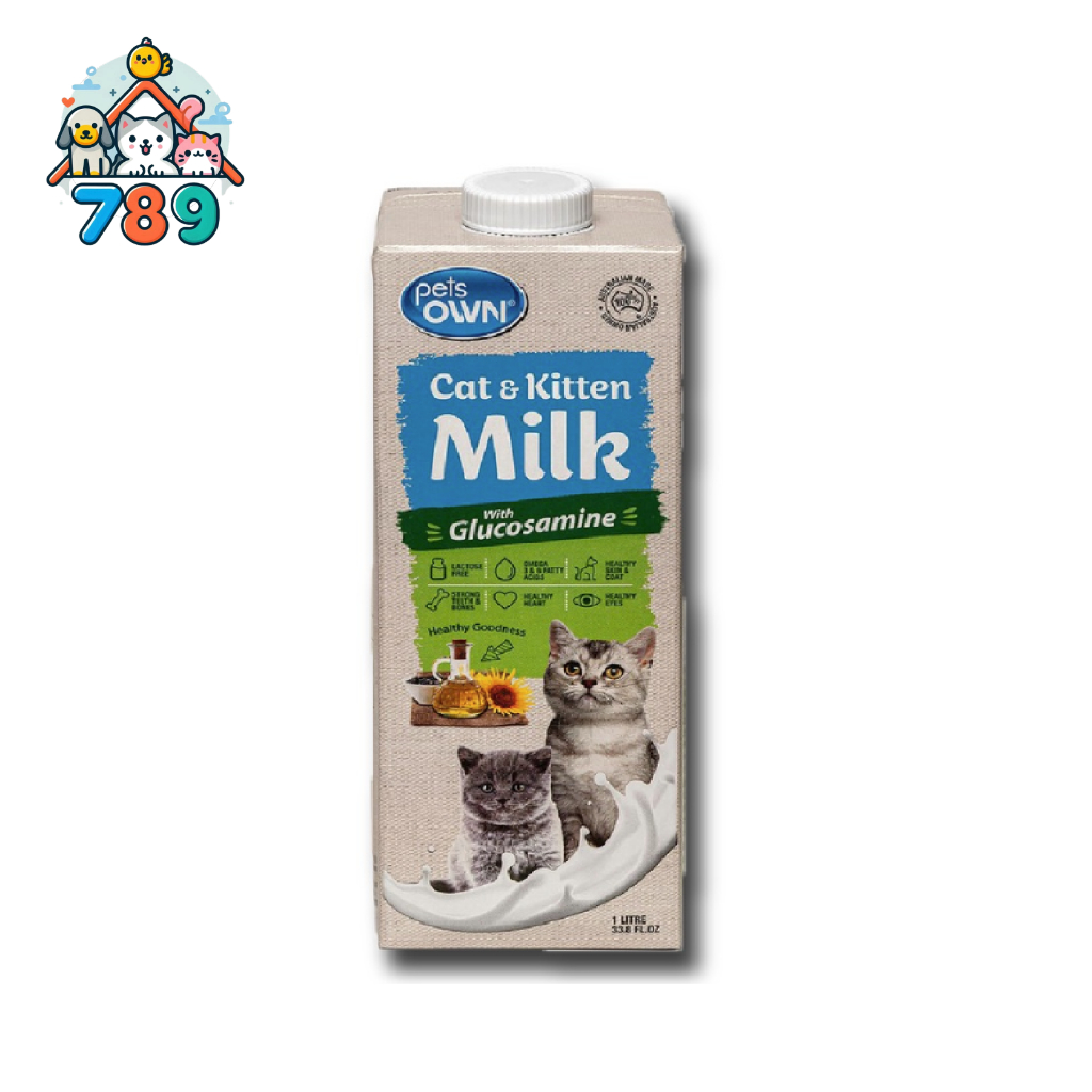 pets OWN Milk Cat&Kitten นมสำหรับแมวและลูกแมว 1L