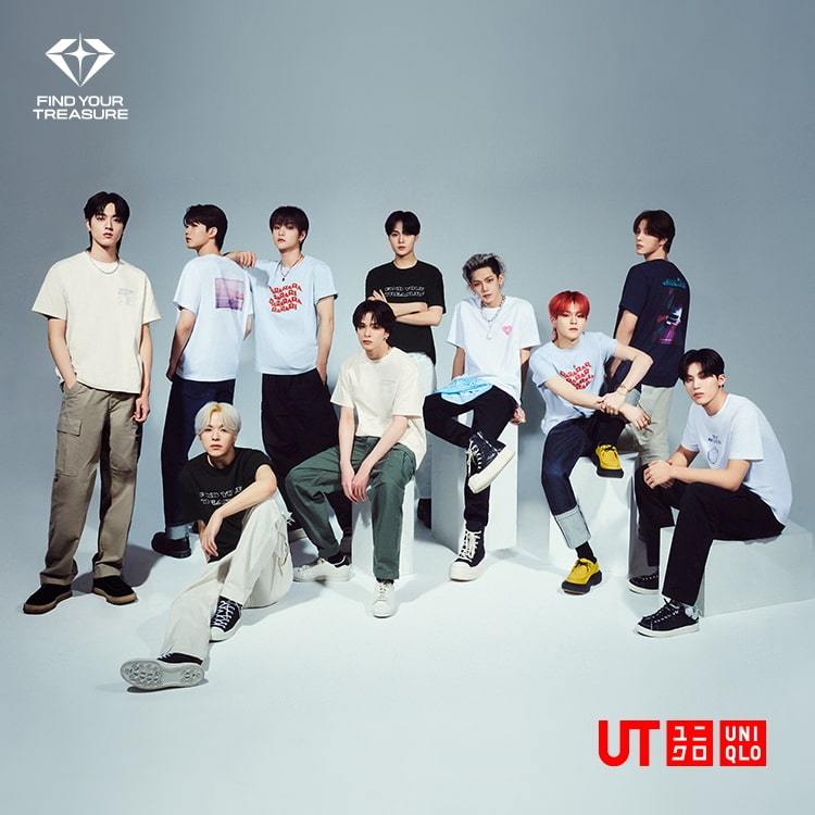 หิ้ว shop ไทย เสื้อยืด Uniqlo X Treasure Find Your Treasure ของแท้ 100%