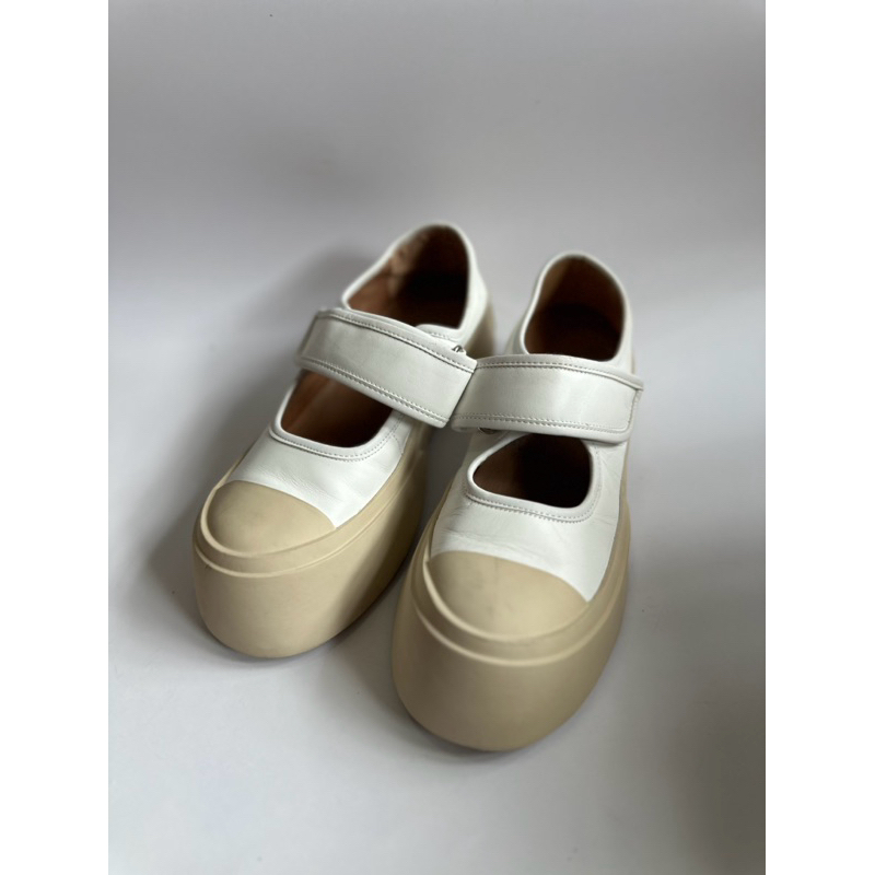 *ของแท้ รองเท้า Marni Women's Pablo Mary Jane Ballerina Flats