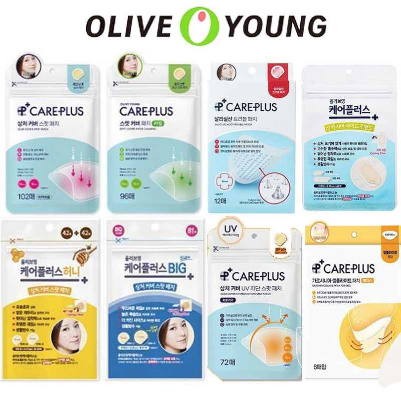 (แท้ / พร้อมส่ง) OLIVE YOUNG แผ่นแปะสิว/ ดูดหัวสิว 102 ชิ้น