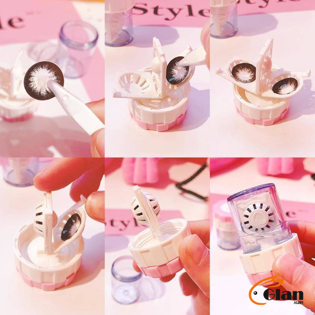 Glanxuan เครื่องทำความสะอาดคอนแทคเลนส์ เครื่องล้างเลนส์ ตลับคอนแทคเลนส์ Cleaning box - รูปที่ 4