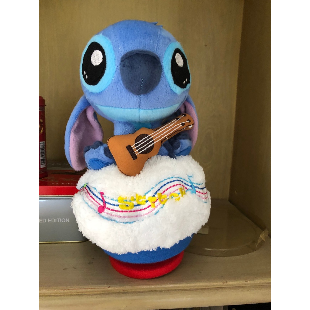 ตุ๊กตาหีบเพลง Stitch สติทซ์ เพลงแฮปปี้เบิร์ดเดย์ น่ารักมาก หมุนให้เล่น เวลาเล่นเพลงจะหมุนๆ