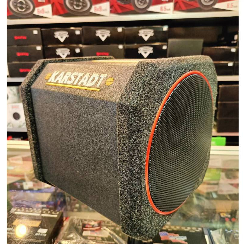ตู้ซับสำเร็จรูป มีขยาย 8นิ้ว KARSTADT KAR-EW8 Subwoofer 800w ซับบ๊อก8นิ้ว ดอกซับ8นิ้ว ตู้ซับเบส8นิ้ว