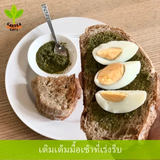 ซอสเพสโต้ pesto sauce ซอสโหระพา ซอสพาสต้า เมนูอาหารคีโต Vegan ใช้ Olive oil 100% อาหารสุขภาพ 200 g