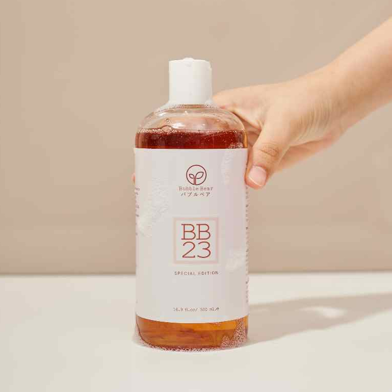 Bubble Bear BB23 500ml แชมพูสุนัขและแมว บับเบิ้ลแบร์ สำหรับแพ้ง่าย ลดขนร่วง หอมยาวนาน ไม้แพ้ ปลอดภัย