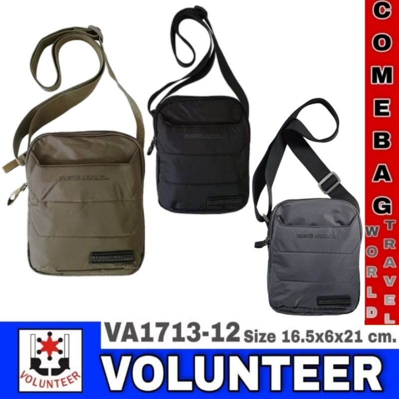 กระเป๋าสะพายข้าง รหัส VA1713-12Volunteerแท้ งานดีการันตีคุณภาพ