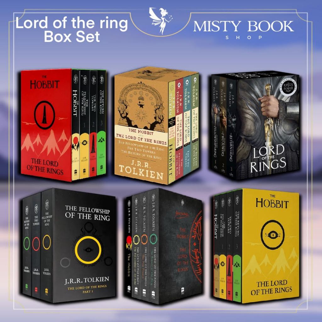 [พรี 9-15 วัน] The lord of the ring Box Set 3-4 เล่ม / Lord of the ring / นิยายอังกฤษ / หนังสือ JRR 