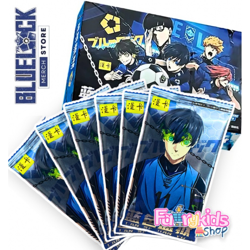 พร้อมส่งในไทย การ์ดสะสม Blue lock บลูล็อค 1ซองมีการ์ด5ใบ