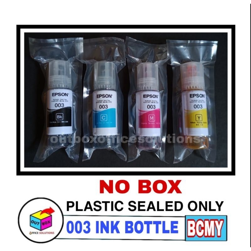 หมึก Epson 003 สำหรับเครื่องพิมพ์ L 1210 L 1250 L 3210 L 3216 L 3250 L 3256 L 5290 L 3556 และ L 1105