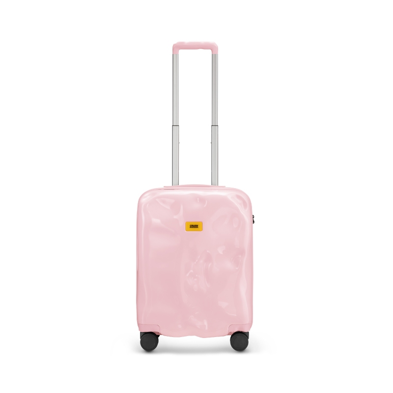 CRASH BAGGAGE กระเป๋าเดินทาง รุ่น TONE ON TONE สีชมพูพาสเทล ขนาด 21.6"