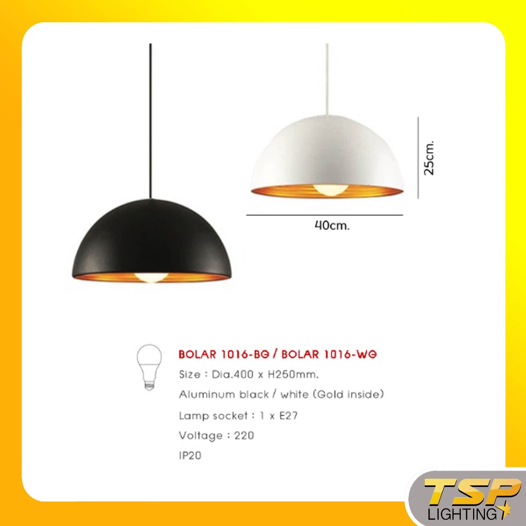 TSP Lighting │ DNER  โคมไฟห้อย ฝาชี