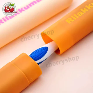 กล่องใส่แปรงสีฟันแบบพกพา กล่องเก็บแปรงสีฟัน ลายการ์ตูนน่ารัก สําหรับใส่แปรงสีฟัน เดินทาง ตั้งแคมป์ 1 ชิ้น