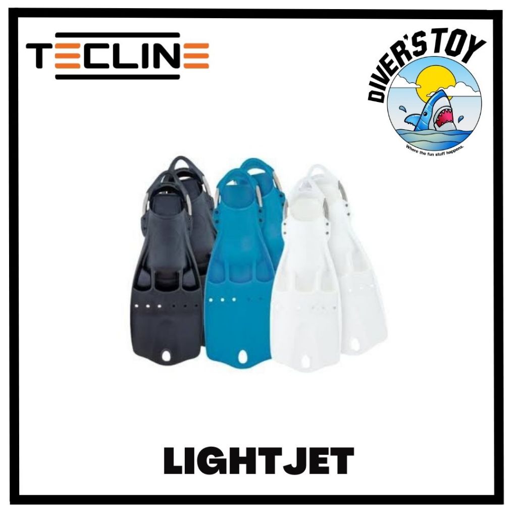 ฟินดำน้ำ ตีนกบดำน้ำ TECLINE Lightjet fins