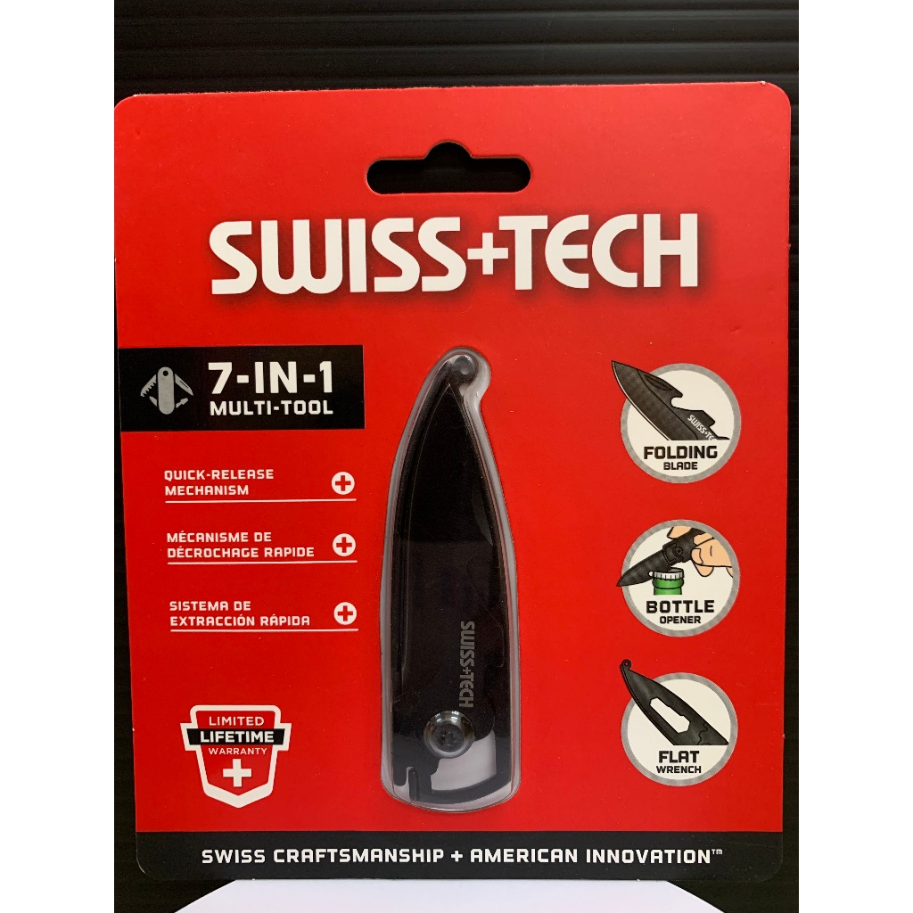 Swiss+Tech ชุดมีด อเนกประสงค์ 7-in-1 ST45019 EDC Camping