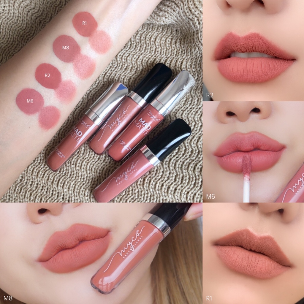 ของแท้/ รับตรงจากบริษัท MYCA LIP MADMATTE 4ml. ลิปแมทท์ ไมก้า สีสวย ติดทนนานทั้งวัน ไม่ติดแมสก์
