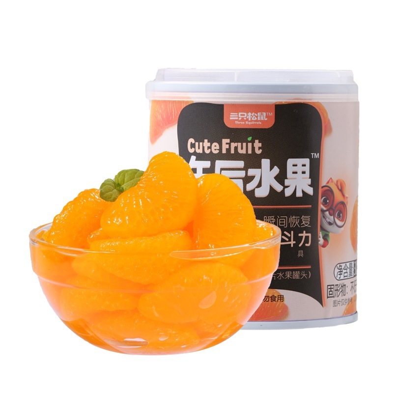 ผลไม้กระป๋องส้มสดชื่น เนื้อส้มเน้นๆเต็มคำ ขนาด300 กรัม อร่อยมาก