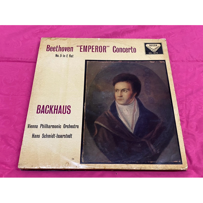 แผ่นเสียง : BACKHAUS : Beethoven "EMPEROR" Concerto.