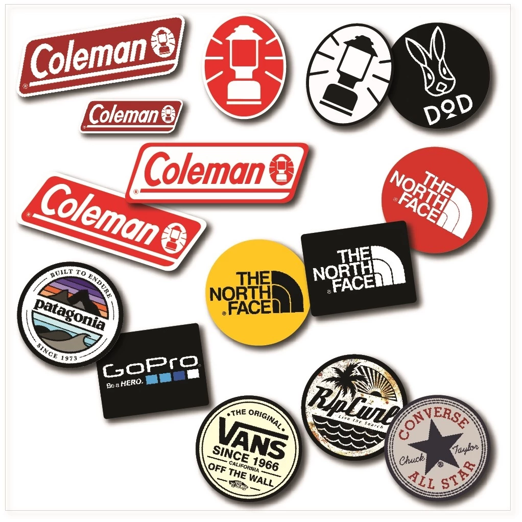 sticker pvc camping สติกเกอร์ แคมปิ้ง งานออฟเซ็ทแท้ pvc กันน้ำ กันแดด ราคาถูก คุณภาพสูง