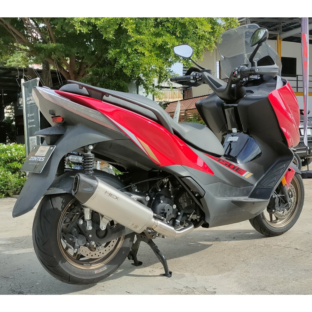 FULL SYSTEM PR2 HEX TITANIUM COLOR R6 35-40 CM FOR ZONTES350 (Power Bomb)