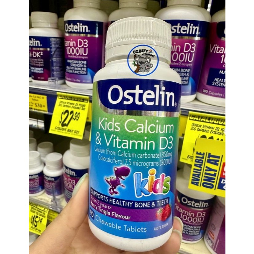 Ostelin kids Milk Calcium & Vitamin D3 chew