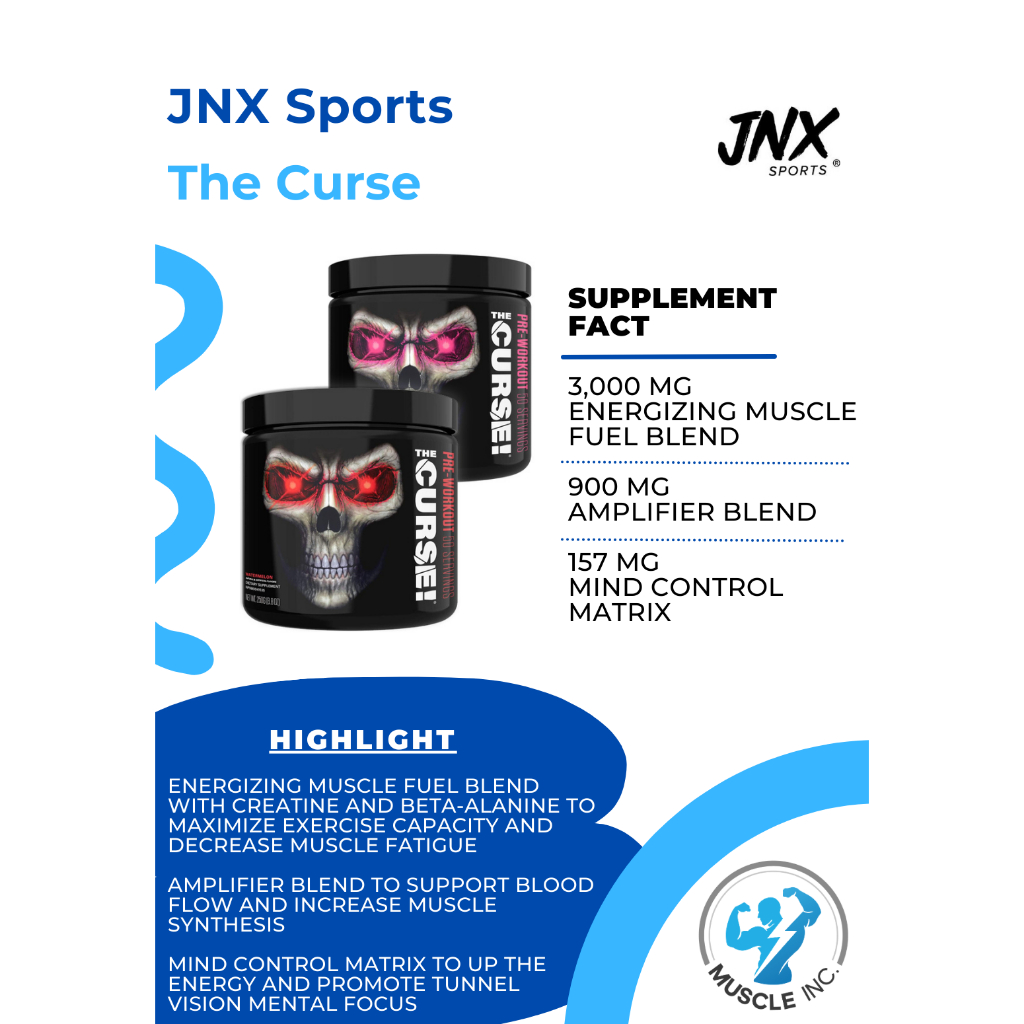 JNX- The curse ขนาด 50srv พร้อมส่ง!!