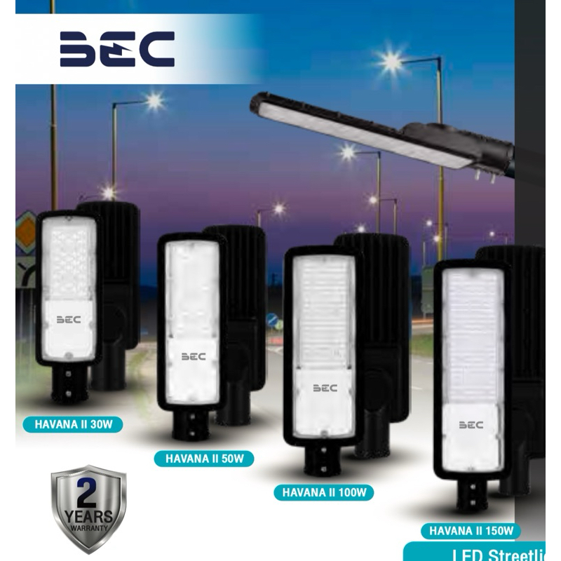 BEC โคมไฟถนน Street light LED​ ​30W 50W 100W 150W รุ่น HAVANA II