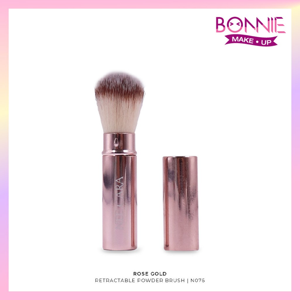 นีคาร่า N076 แปรงปัดแก้มแบบพกพา ของแท้100% UNICORN RETRACTABLE POWDER BRUSH