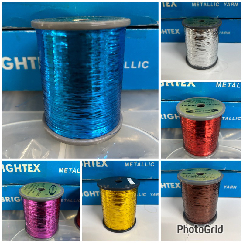 ดิ้นแบน ใช้ปัก ใช้ทอ Brightex Metallic yarn