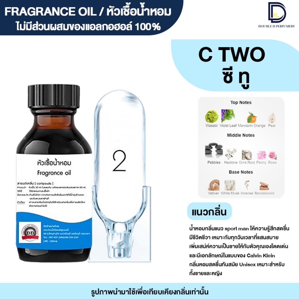 หัวเชื้อน้ำหอม กลิ่น ซีเค ทู (CK2)