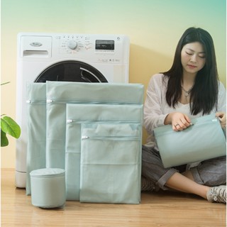 ShopAt.Two[WH0194] ถุงซักผ้าชุด 6 ชิ้น ถุงตาข่ายละเอียด ช่วย…