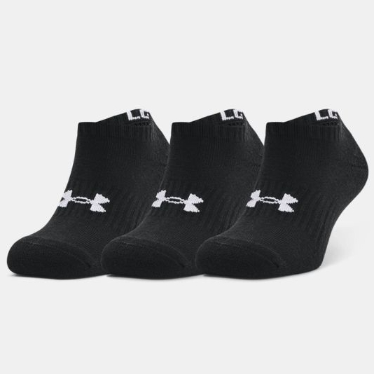 ถุงเท้า Under Armour Core No Show Socks Unisex 3-Pack ถุงเท้า UA สินค้าแท้ 100%