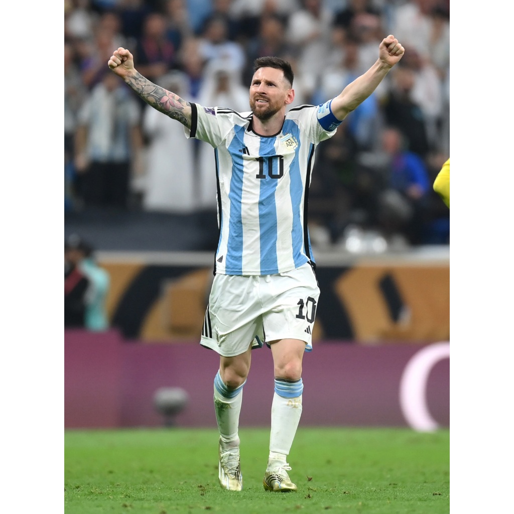 โปสเตอร์Messi เมสซี่ Argentina แชมป์โลก2022 Poster ร้านคนไทย รับทำโปสเตอร์ รับทำกรอบตามขนาด