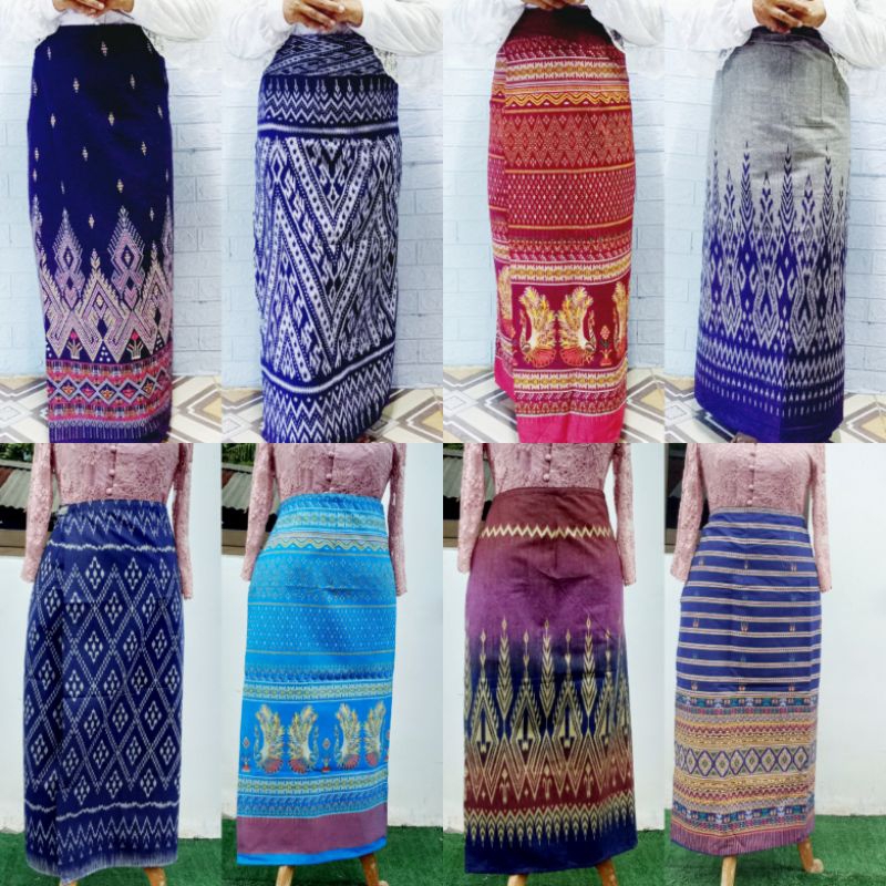 ผ้าถุงสาวอวบอ้วนเอวใส่ได้ถึง 50"สะโพกใส่ได้ถึว65"