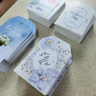 วันแม่ ป้ายห้อยวันแม่ แพ็ค 55 ชิ้น 4x6 cm ไม่มีเชือก