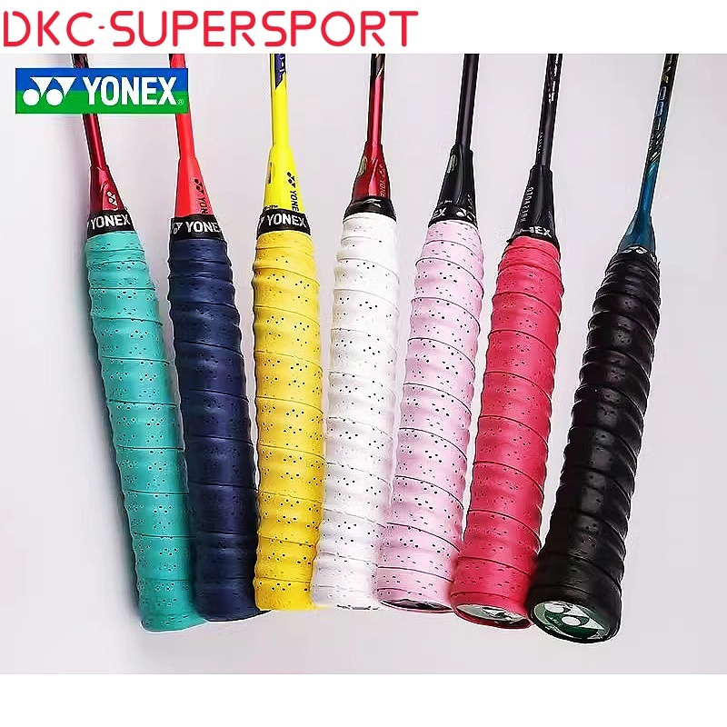 พร้อมส่ง YONEX STRONG GRIPZ กริปพันด้ามไม้แบด YONEX แบบมีแกนกระดูกงู สินค้ารับประกันของแท้100%