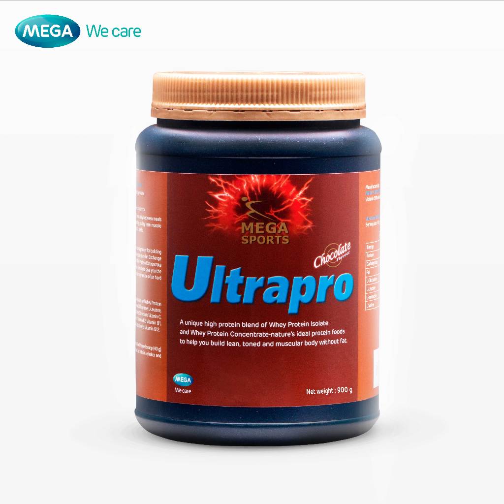 MEGA We care เมก้าวีแคร์ ULTRAPRO CHOCOLATE อัลตราโปร รสช็อกโกแลต  900 กรัม (UC900I)