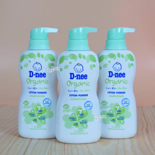 D-nee ดีนี่ แป้งเด็กเนื้อโลชั่น ดีนี่ ออร์แกนิค ฟอร์นิวบอร์น โลชั่น พาวเดอร์ 400 มล.