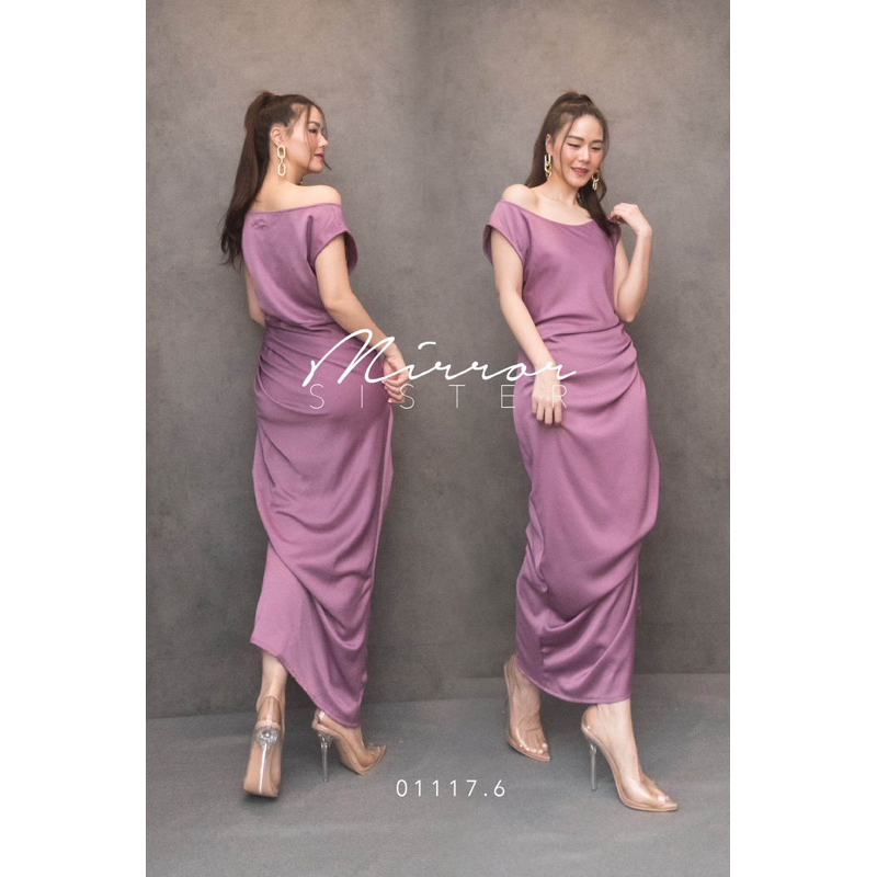 🌈🌿🌸🌺🌼💜🤎Keveza Gala Satin Dress
