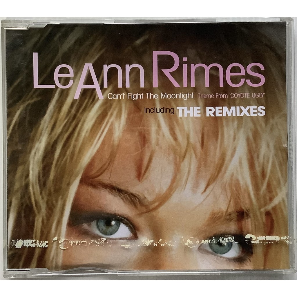 CD ซีดีเพลงวินเทจ LeAnn Rimes Can't Fight The Moonlight Incl The Remixes 4 Tracks Single ลิขสิทธิ์ M