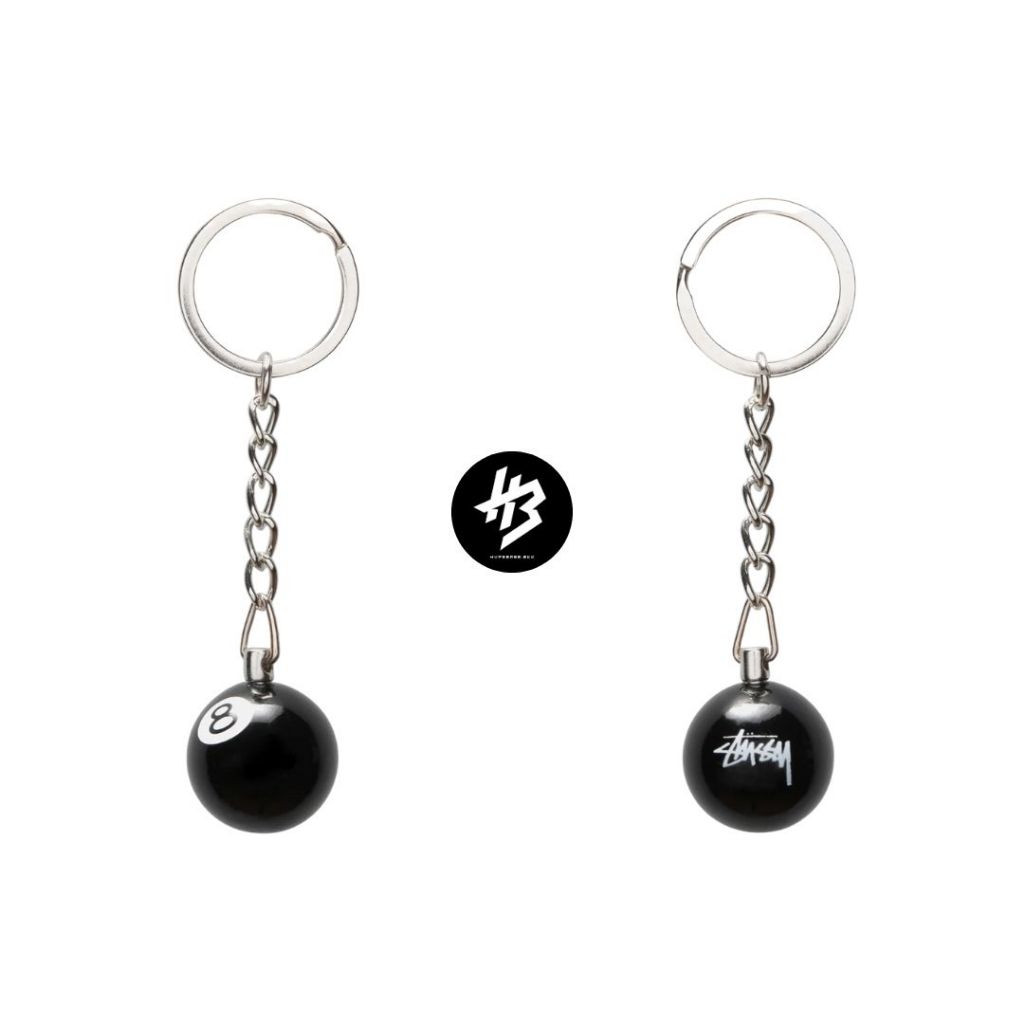 [ของแท้] STÜSSY 8 BALL KEYCHAIN