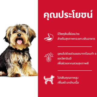 Hill's Science Diet Adult Small & Mini Paws ฮิลส์ อาหารสุนัข สุนัขโต พันธุ์เล็ก อายุ 1-6 ปี ขนาด 1.5kg