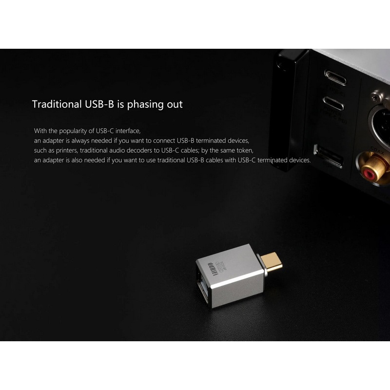 [-ประกันศูนย์ไทย-] DD TC01B อะแดปเตอร์แปลง USB TypeC เป็น USB TypeB สำหรับเครื่องเสียง