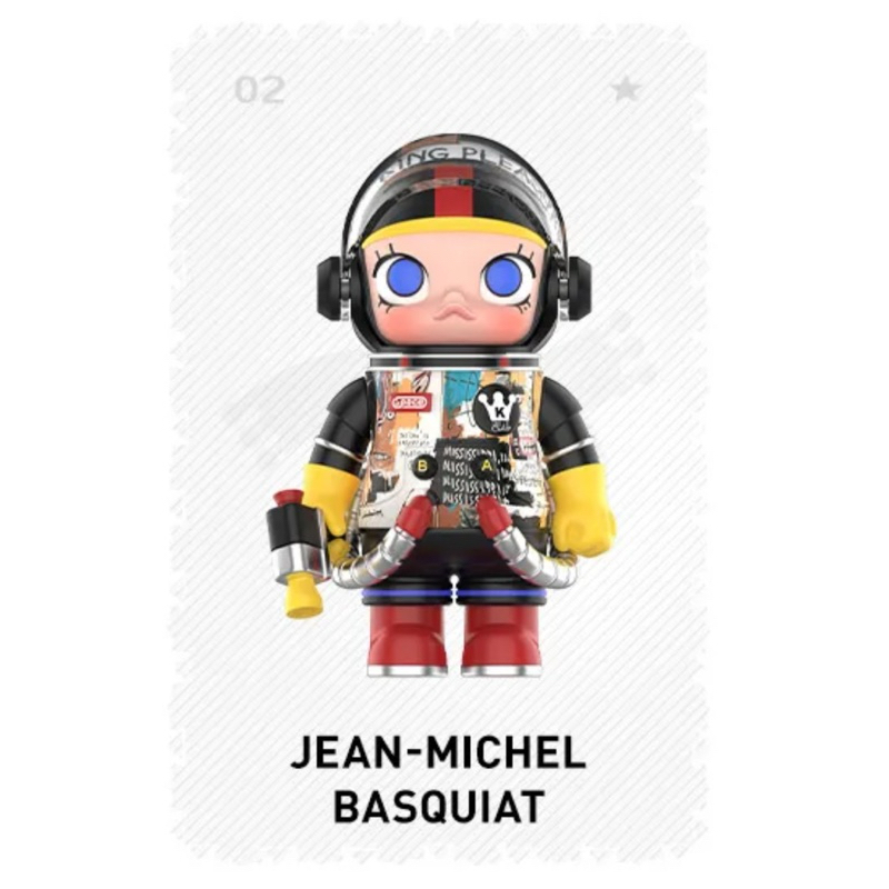 การ์ดพิเศษ [SR 1:324] JEAN-MICHEL[พร้อมส่ง ของแท้] POP MART - MEGA MOLLY SPACE 100% V.2 [เช็คการ์ดอย